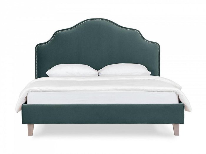 Кровать Queen II Victoria L 160х200 серо-голубого цвета - купить Кровати для спальни по цене 63090.0