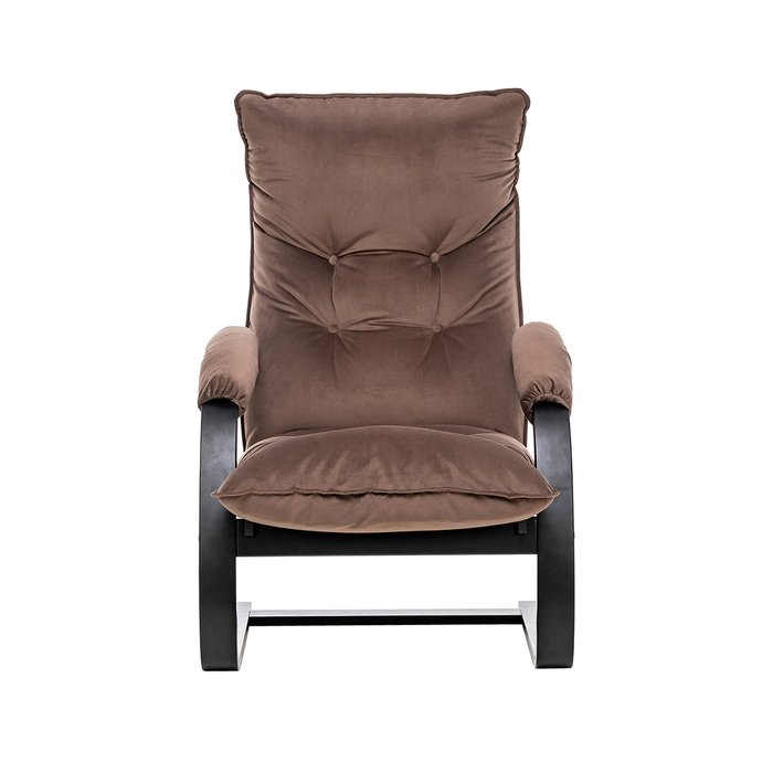 Кресло-трансформер Монако шоколадного цвета  - купить Интерьерные кресла по цене 19240.0