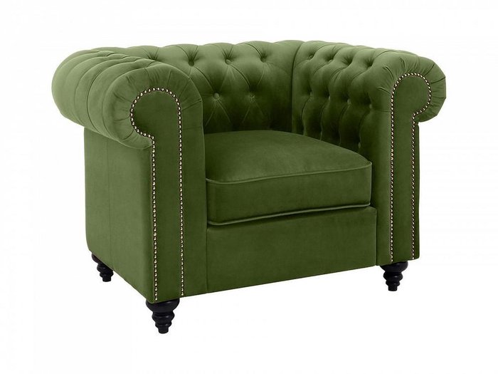 Кресло Chester Classic зеленого цвета - купить Интерьерные кресла по цене 69210.0