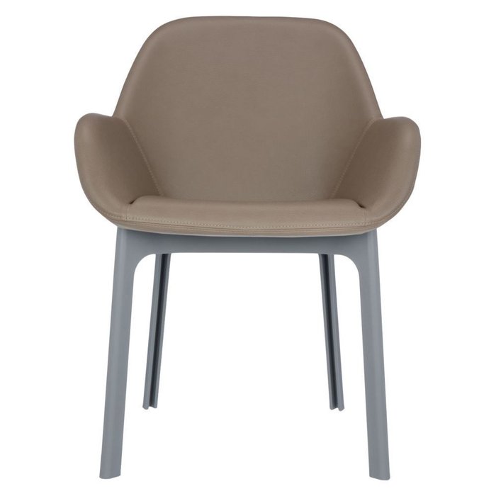 Стул Clap серо-бежевого цвета - купить Обеденные стулья по цене 82920.0