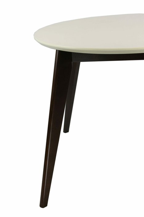 Стол обеденный Сканди D90 со столешницей цвета слоновая кость - лучшие Обеденные столы в INMYROOM