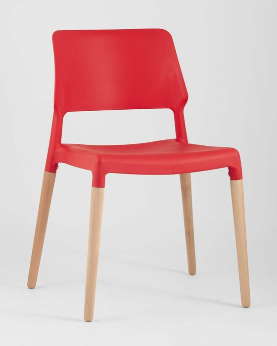 Стул Bistro красного цвета - купить Обеденные стулья по цене 3490.0