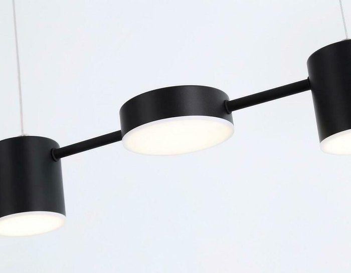 Подвесная светодиодная люстра Comfort Line Tech черного цвета - купить Подвесные люстры по цене 12874.0