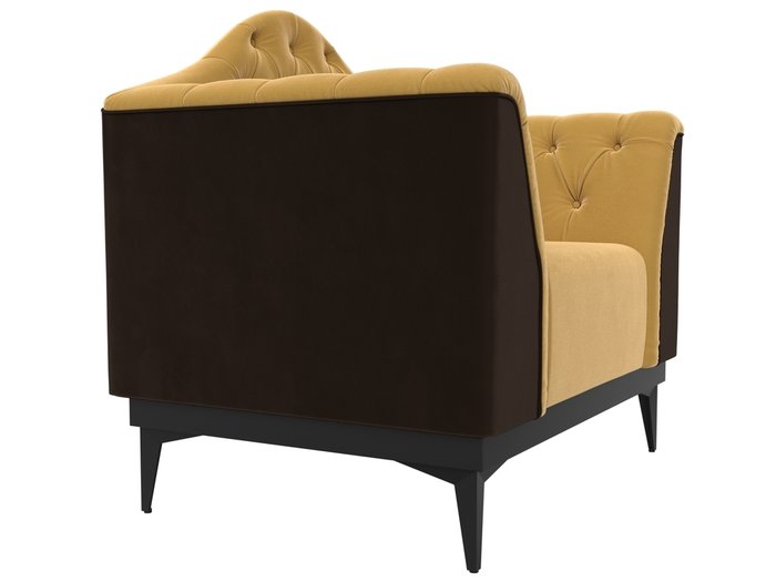 Кресло Флорида желто-коричневого цвета - лучшие Интерьерные кресла в INMYROOM