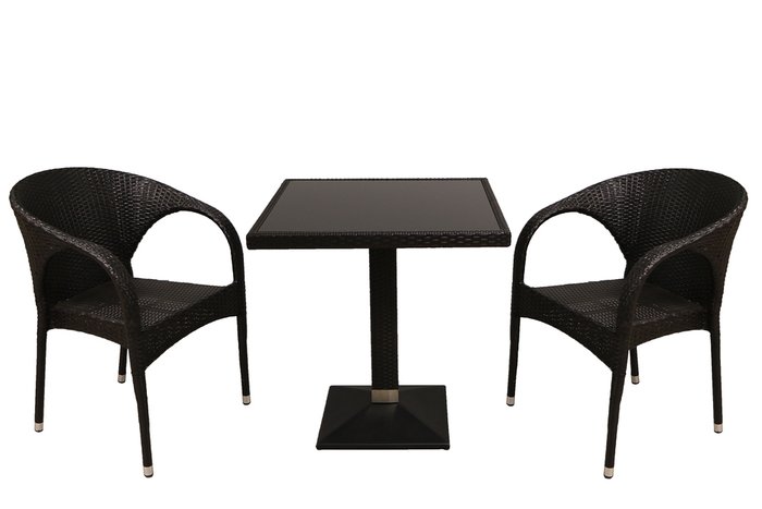 Набор мебели Мартин коричневого цвета - купить Комплекты для сада и дачи по цене 31448.0