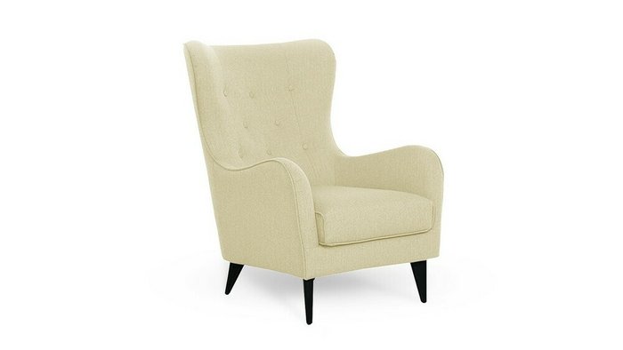 Кресло Бирмингем бежевого цвета - купить Интерьерные кресла по цене 26200.0