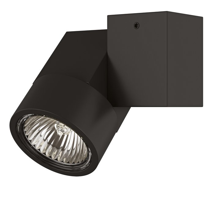 Накладной светильник Illumo M из металла черного цвета 