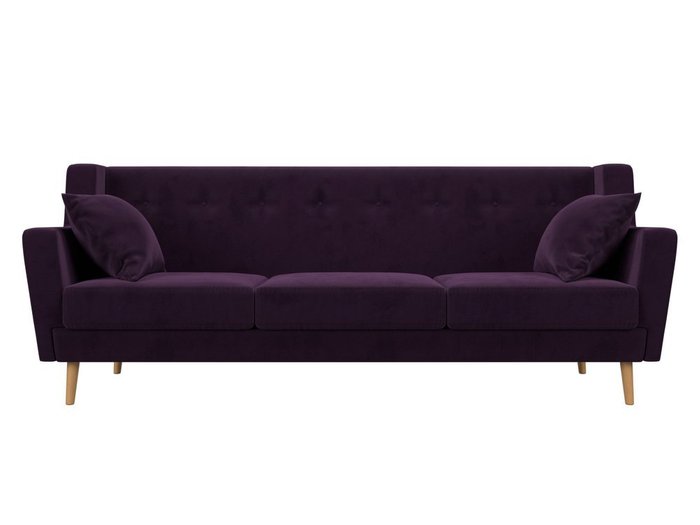 Диван Брайтон фиолетового цвета - купить Прямые диваны по цене 38999.0
