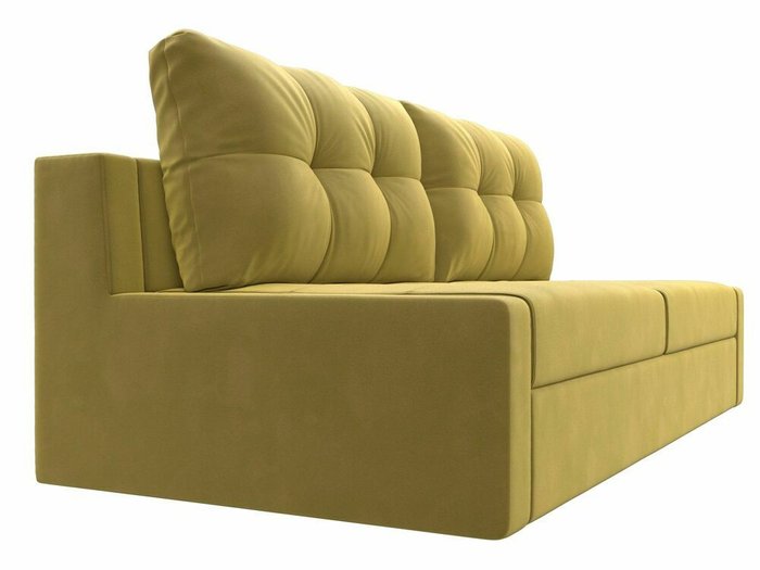 Прямой диван-кровать Мартин желтого цвета - лучшие Прямые диваны в INMYROOM