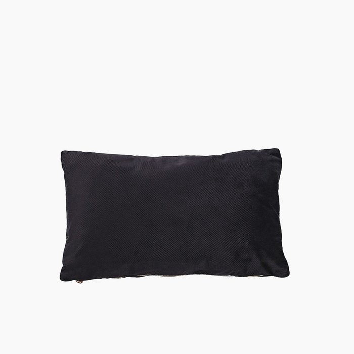 Наволочка Оливер №6 30х50 черного цвета - купить Чехлы для подушек по цене 1010.0