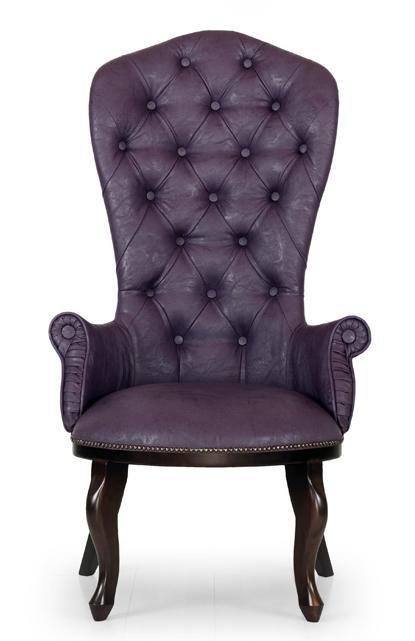 Кресло Классик дизайн 3 фиолетового цвета - купить Интерьерные кресла по цене 29200.0
