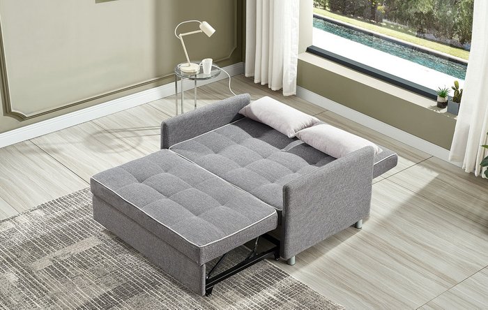 Диван-кровать Claire серого цвета - купить Прямые диваны по цене 44251.0