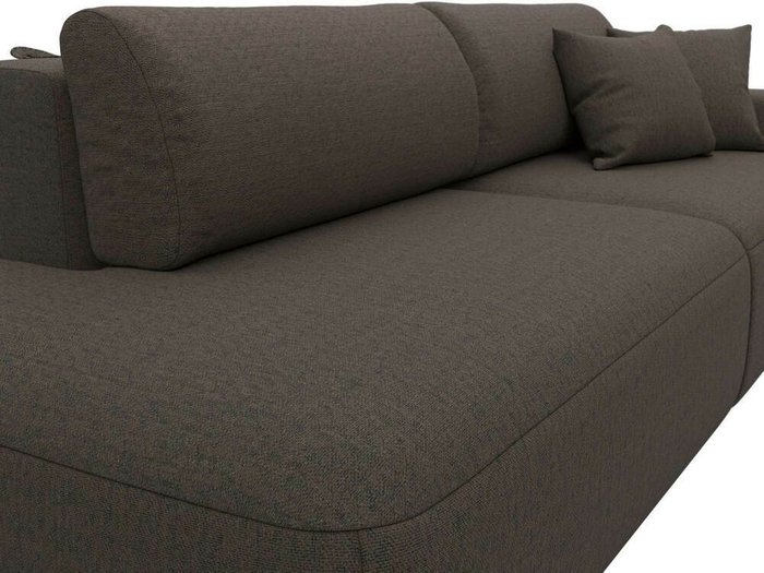 Диван-кровать Лига 036 Модерн коричневого цвета с правым подлокотником - лучшие Прямые диваны в INMYROOM Диван-кровать Лига 036 Модерн коричневого цвета с правым подлокотником - лучшие Прямые диваны в INMYROOM