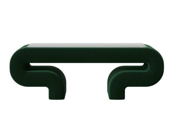 Стол журнальный Волна зеленого цвета - купить Журнальные столики по цене 34999.0