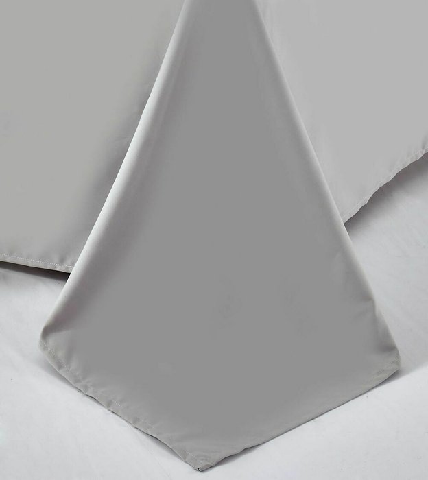 Комплект постельного белья Реджина 200х220 бело-серого цвета - купить Комплекты по цене 4886.0