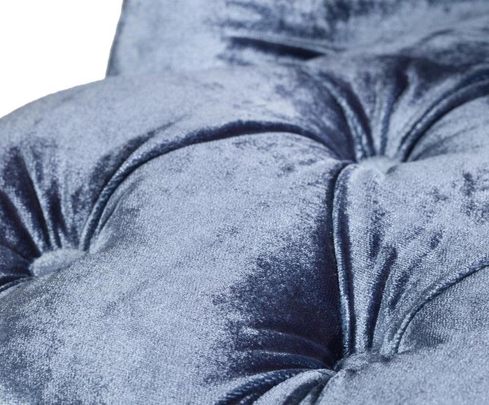 Кресло Sophie Tufted Slipper Chair синего цвета - лучшие Интерьерные кресла в INMYROOM