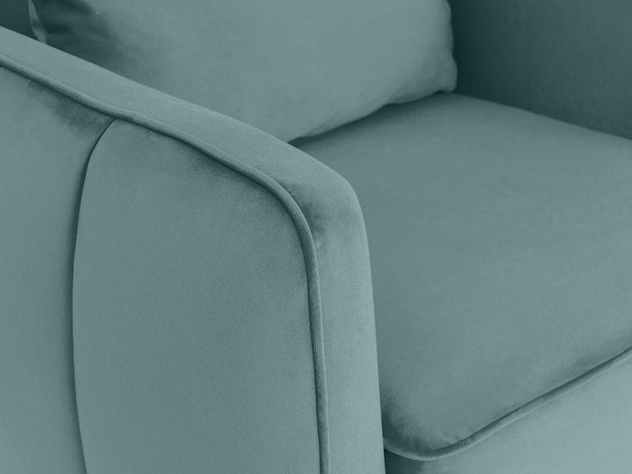 Кресло Amsterdam серо-бирюзового цвета - лучшие Интерьерные кресла в INMYROOM