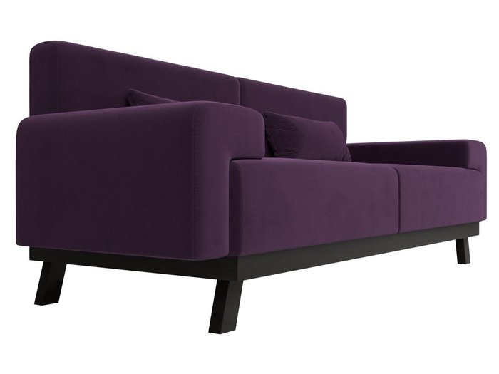 Диван Мюнхен фиолетового цвета - лучшие Прямые диваны в INMYROOM