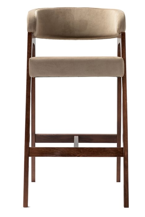 Кресло барное Baxter бежево-коричневого цвета - купить Барные стулья по цене 18490.0