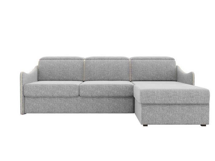 Угловой диван-кровать Скарлетт серого цвета - купить Угловые диваны по цене 44990.0