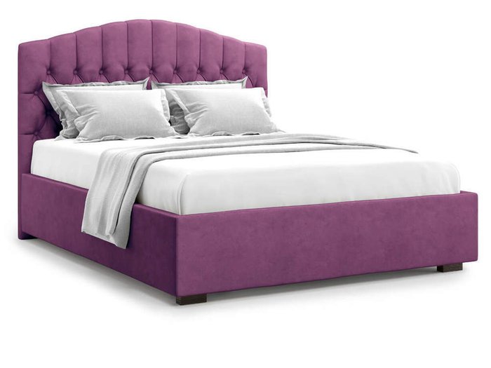 Кровать Lugano без подъемного механизма 160х200 фиолетового цвета - купить Кровати для спальни по цене 38000.0