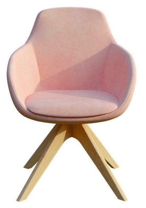 Стул Арель розового цвета - лучшие Обеденные стулья в INMYROOM