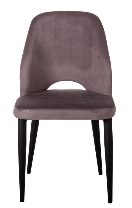 Стул Ledger коричневого цвета на черных ножках - лучшие Обеденные стулья в INMYROOM