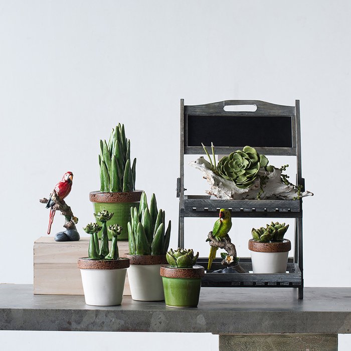 Декор Evergreen Blooming Cactus - купить Декоративные предметы по цене 1520.0
