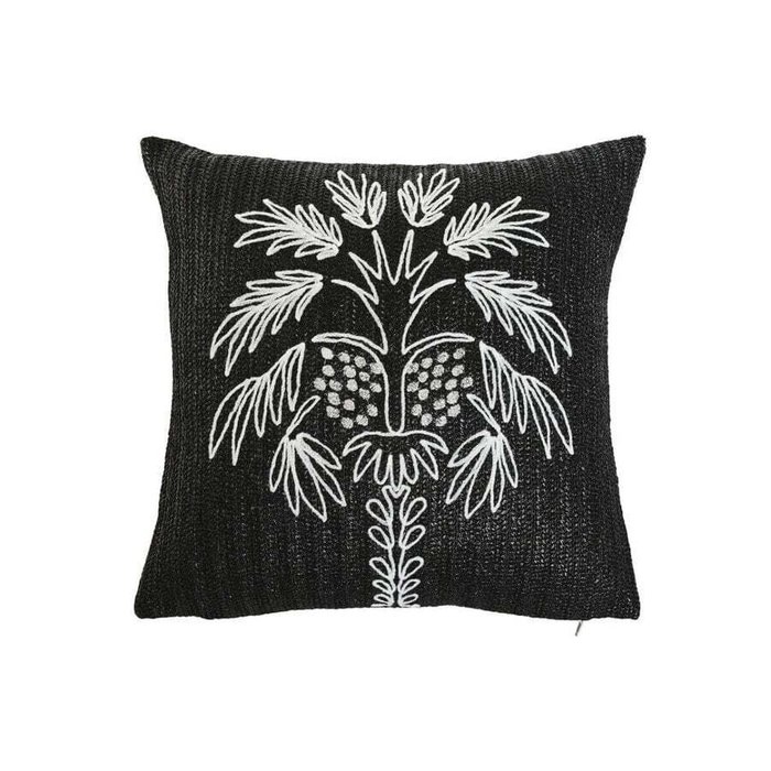 Подушка Home ESPRIT Белый Чёрный Пальмовое 42 x 15 x 42 см Подушка Home ESPRIT Белый Чёрный Пальмовое 42 x 15 x 42 см
