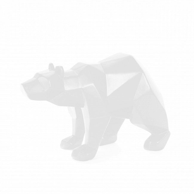 Статуэтка Медведь белого цвета