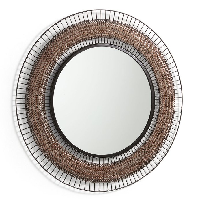 Зеркало круглое Robil с античной медной отделкой - купить Настенные зеркала по цене 44990.0
