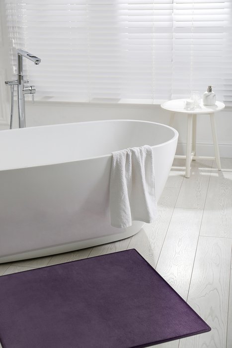 Коврик для ванной Olimp 40х60 фиолетового цвета - лучшие Коврики для ванной в INMYROOM