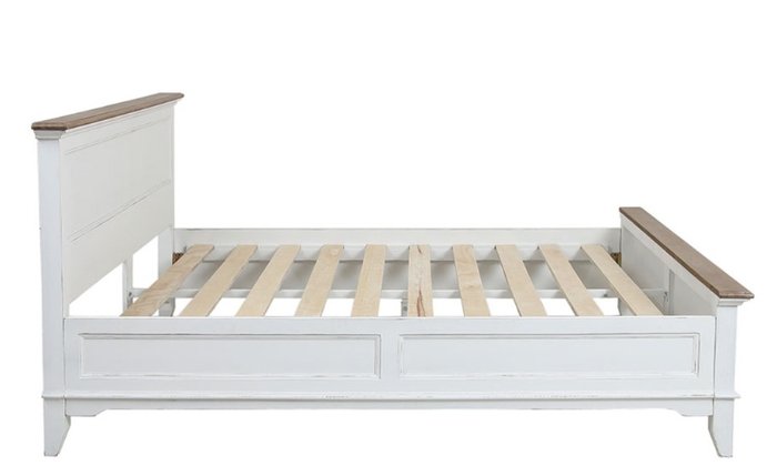 Кровать Либерти белого цвета 140х190  - лучшие Кровати для спальни в INMYROOM