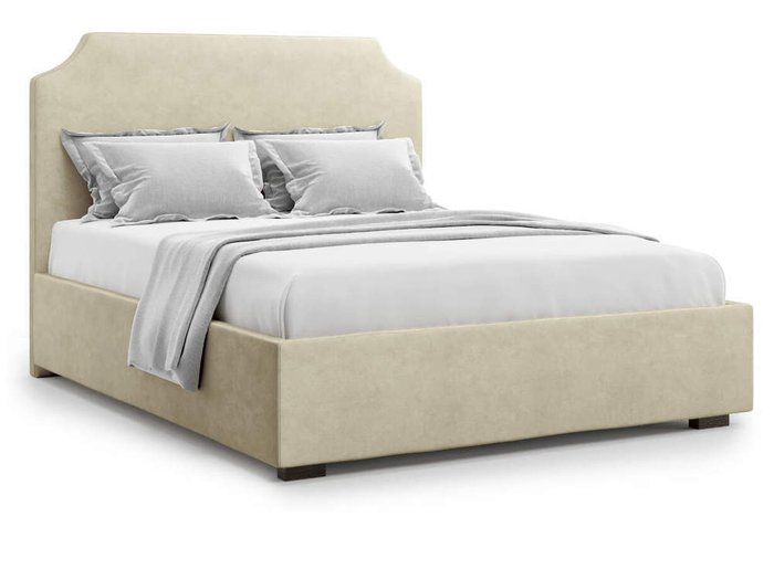 Кровать Izeo без подъемного механизма 160х200 бежевого цвета - купить Кровати для спальни по цене 36000.0