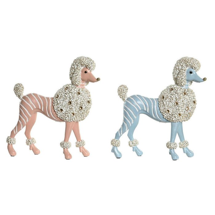 Декоративная фигура Scandi 25 x 8 x 27,5 cm Синий Розовый (2 штук)