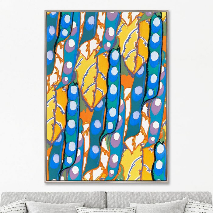 Репродукция картины на холсте Colorful vintage art deco pattern, variation 5, No2, 1928г. - купить Картины по цене 24999.0 Репродукция картины на холсте Colorful vintage art deco pattern, variation 5, No2, 1928г. - купить Картины по цене 24999.0