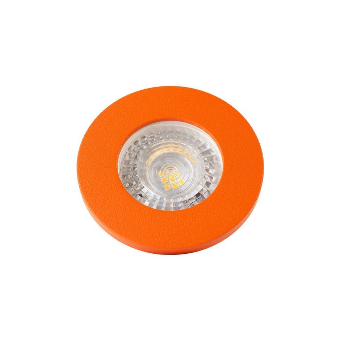 Точечный встраиваемый светильник оранжевого цвета - купить Встраиваемые споты по цене 1184.0