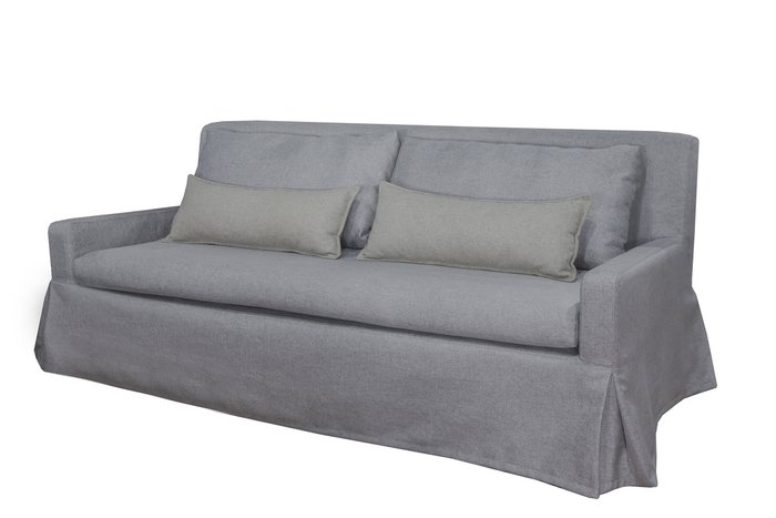 Диван Ablanque серого цвета - купить Прямые диваны по цене 63590.0