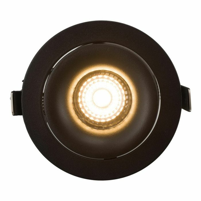 Встраиваемый светильник DK2120-BK (металл, цвет черный) - лучшие Встраиваемые споты в INMYROOM
