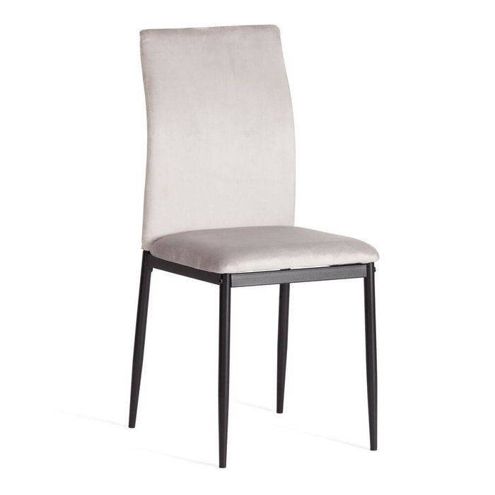 Комплект из четырех стульев Capri светло-серого цвета - купить Обеденные стулья по цене 11360.0