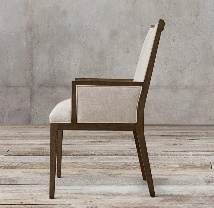 Стул с подлокотниками Адриан ll бежево-коричневого цвета - лучшие Обеденные стулья в INMYROOM