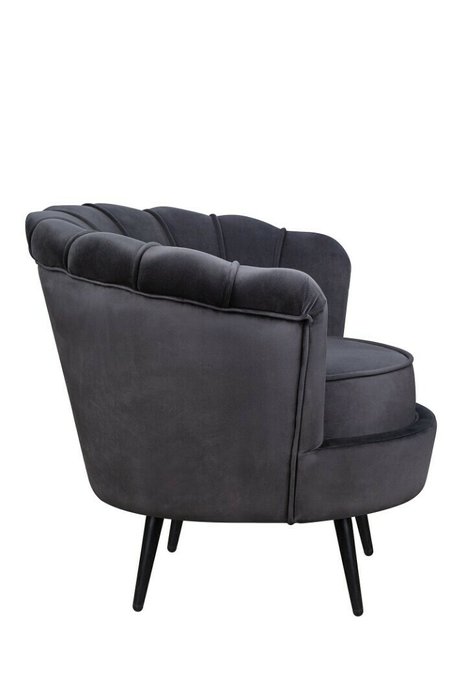 Кресло Pearl черного цвета - лучшие Интерьерные кресла в INMYROOM