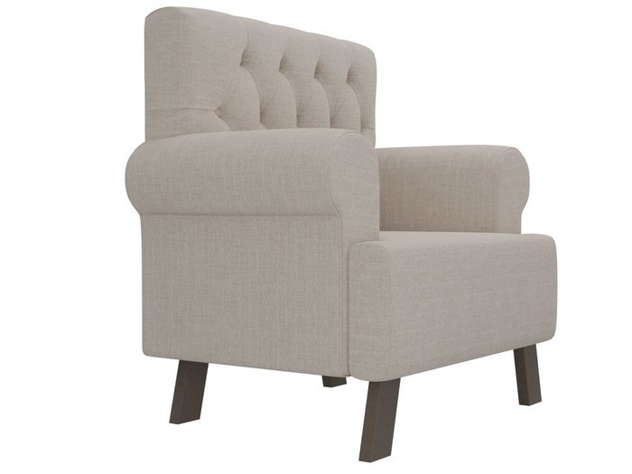 Кресло Хилтон бежевого цвета - лучшие Интерьерные кресла в INMYROOM
