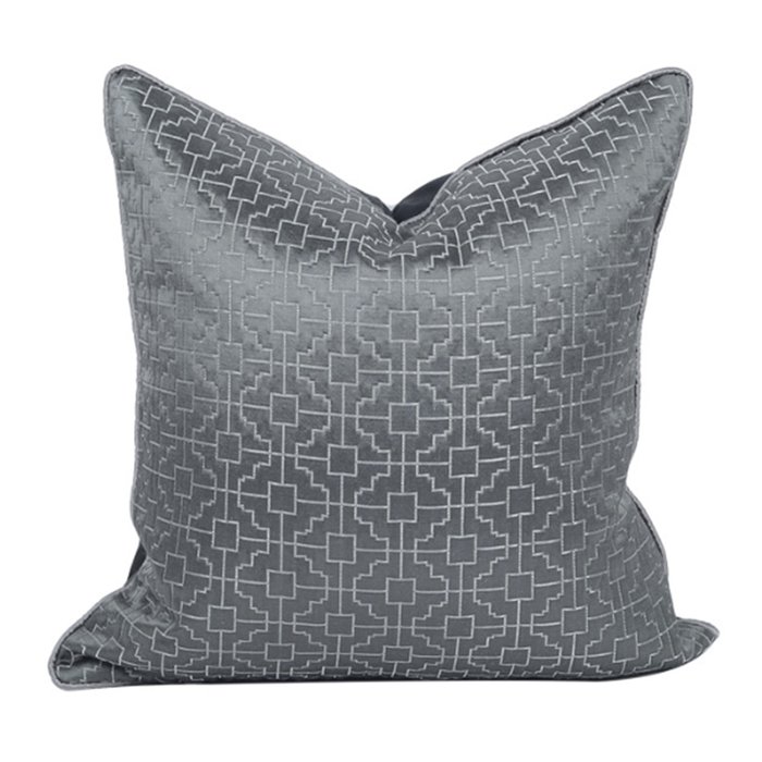  Декоративная подушка Lora серебристого цвета