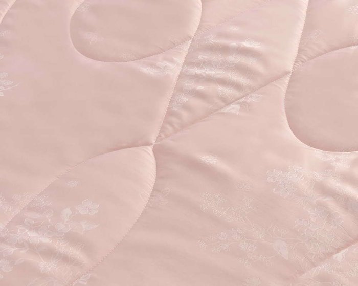 Одеяло Шарлиз 160х220 пудрового цвета - лучшие Одеяла в INMYROOM