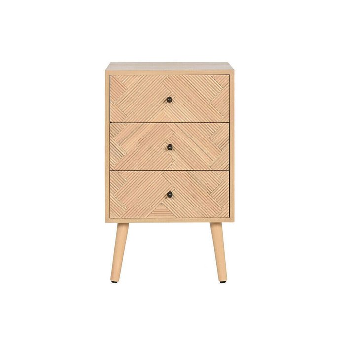 Ночной столик Натуральный Древесина павловнии Деревянный MDF 42 x 34 x 70 cm - купить Прикроватные тумбы по цене 20099.0