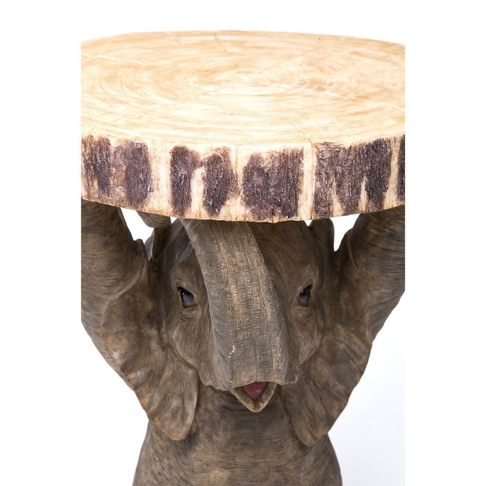 Столик приставной Elefant с круглой столешнице - лучшие Кофейные столики в INMYROOM