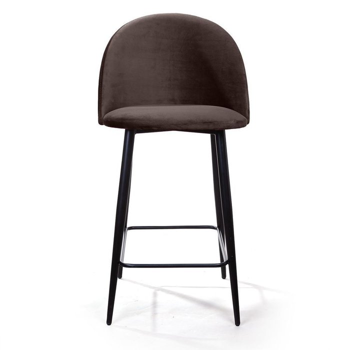 Cтул полубарный Thomas коричневого цвета - купить Барные стулья по цене 7900.0