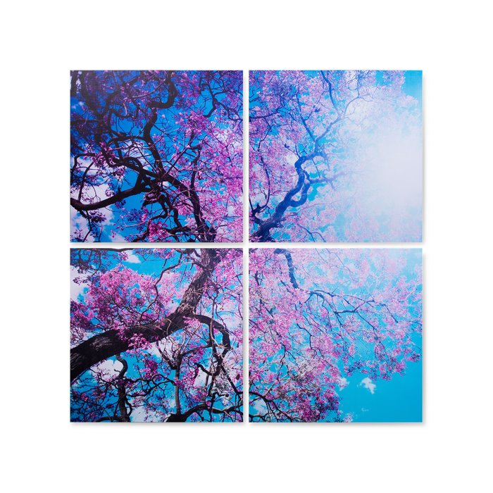 Картина Sakura из четырех частей