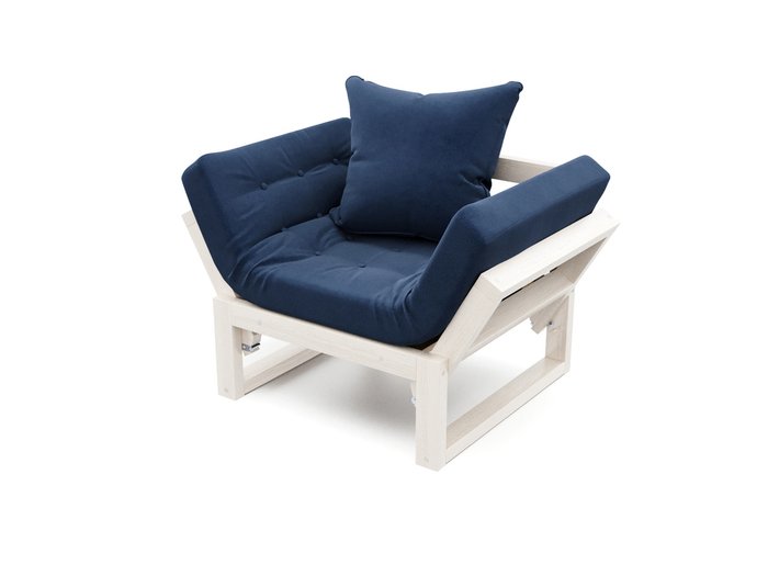 Кресло Амбер синего цвета